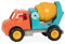 Battat Großer LKW Betonmischer Sandkasten mit Figur 31 cm – Sandspielzeug Kinder Spielzeug Fahrzeug für Mädchen und Jungen ab 18 Monaten (2 Teile)
