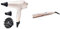 Remington Proluxe Ionic Hairdryer with Styling Shot and Intelligent OPTIHeat Control Settings, Rose Gold with Proluxe Ceramic Hair Straighteners with Pro+ Low Temperature Protective Setting, Rose Gold