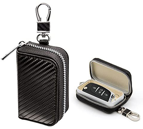 Veroyi Car Key Signal Blocker Pouch - Faraday Bag for Key Fob RFID Blocking Protection