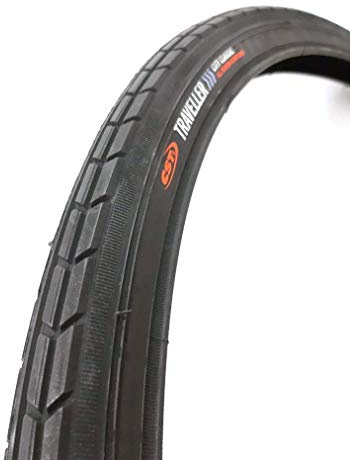 1 Pneu 26 x 1 3/8 (37-590) Traveller, All Season Compound Noir pour City Bike, Route, Trekking, Néerlandais