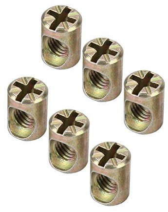 muebles tuerca de barril sujetador del conector del gabinete inserciones roscadas para madera 1/4-20 inserto 1/4 tornillos tuercas herramientas de roscado y pernos termofijación de cierre de leva