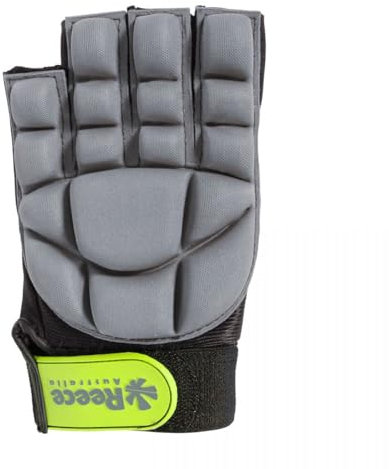 Reece Hockey Handschuh - Komfort halbe Fingerhandschuh - Silikonstollen für Einen Besseren Griffe und Vollständigen Schutz - Linkshandschuh - Hockey Handschuhe Kinder - Blue - Größe L