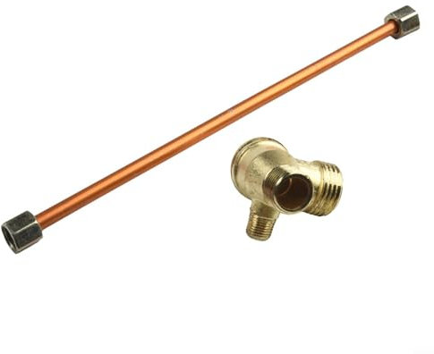 Clapet anti-retour pour compresseur d'air, tube d'échappement de 200 mm avec filetage mâle à 3 ports, pièces de rechange pour compresseur d'air