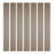DECOON - Panneau tasseaux Bois décor chêne Clair - Isolation Acoustique & Design Moderne - Fond Noir, idéal Mur TV & Bureau - Pose Facile - 250 x 30 x 1,9 cm (0,75 m²)