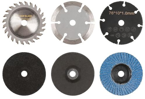 6Pcs 75mm 3 Cutting Disc Angle Grinders Metal Circulars Disc Grinding Wheel Pneumatic Cutting Disc Power Tool Part Iron Cutting