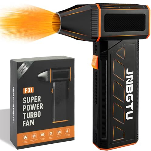 Limpiador de aire comprimido para PC, mini soplador Jet Dry 130000 rpm, secador de pelo jet potente, potente mini soplador inalámbrico, aspiradora de ordenador con turbina de soplador, purificador de