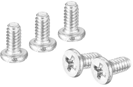 sourcing map M1.4-0.3 x 3 mm 20 viti a testa rotonda piatta in acciaio inossidabile 304 Phillips Drive Viti di fissaggio hardware per il collegamento di mobili