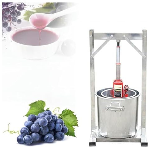 JIURUOZ Torchietto, ​Torchio per Frutta​ Pressa per Bacche Produzione di succhi for UVA/Carote/Arance/Bacche/spremitura di Erbe aromatiche Pressa for Vino di Frutta