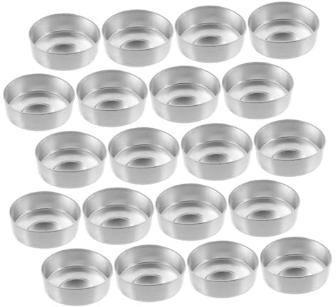 JUMPLAWN 250 Piezas Soporte de Velas Metálico Recipientes Vacíos para Velas Almacenamiento para Manualidades Diy