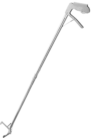 TOYANDONA Pinzas para Serpientes de Acero Inoxidable Antideslizantes Bloqueo, Clip Metálico Plegable de 1,2 M para Caza de Reptiles y Manejo Seguro para Cazadores y Agricultores