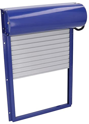 Rcniso Puerta Automática para Gallinero, Puerta Solar para Gallinero, Abridor de para Pollo con Energía Solar, Control Diario Programable con Temporizador