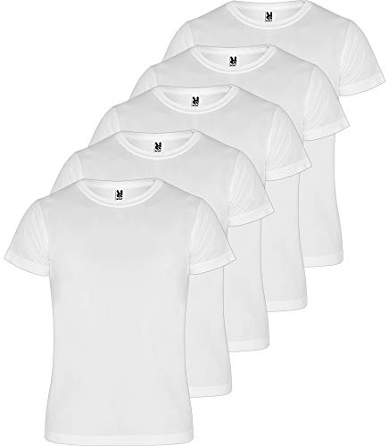 Roly Camimera Confezione da 5 Magliette Sportive Traspiranti per Fitness o Corsa