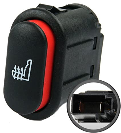 MKAREPART Beheizter Sitzschalter - Sitzheizungsschalter kompatibel mit Fiesta Fusion Ranger Transit Mondeo 6706942, 93BG19K314AA