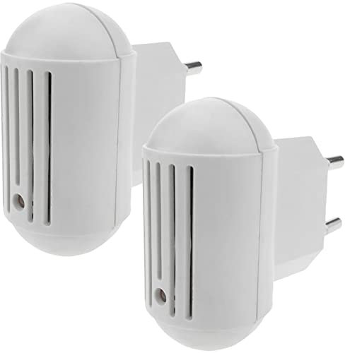 PrixPrime - Ahuyentador de Mosquitos Tipo Enchufe- 2 Pack