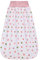 amo nenes Baby Schlafsack Kinder, Schlafsack Baby Sommer Kleine Kinder Schlafsäcke mit Elastischem Umschlagbund, 0,5 Tog 100% Baumwolle atmungsaktiv Babyschlafsack Unisex Pyjamas, 6-12M Bunte Punkte