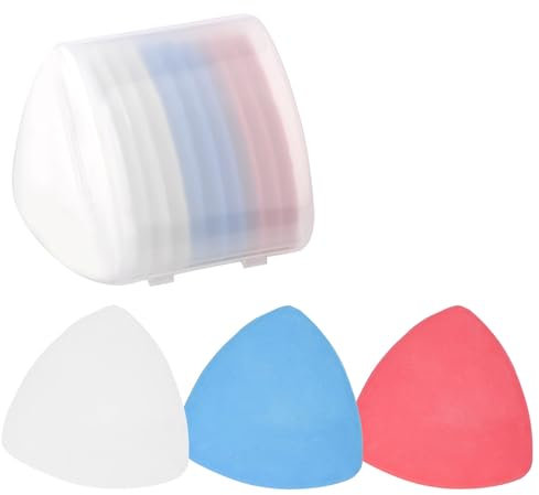 HENGBIRD Schneiderkreide, 10 Stück Schneiderkreidestift, Stücke Stoffkreide Dreieckskreide, Nähkreide, Stoffkreide, Boxed Dreieckschneiderkreide Stoffmarkierungskreide Herstellen Stoffmarkieren