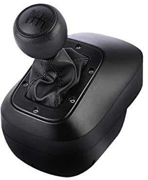 DOYO Gear Shifter for Gaming Steering Wheel, Steering Wheel PC H Shifter with 6-Speed Push Down Reverse Gear, Racing Games H Gear Lever for Logitech G29 G27 G25 G920 Thrustmaster T300RS/GT