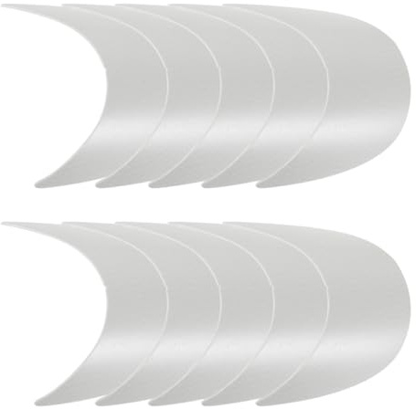 CALLARON 10 Pièces Visière à Visière Insert Façonneur De Casquette Casquettes De Baseball pour Femmes Visières Insert De Bouchon pour Accessoires PE Ombre Aux Femmes Blanche