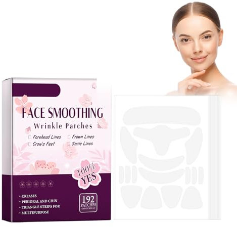 Anti Wrinkle Patches, Patch per Le Rughe Del Sorriso, Nastri per Il Lifting Del Viso, Patch Anti-Rughe per Ridurre Le Rughe Della Fronte, Degli Occhi E Del Labbro Superiore