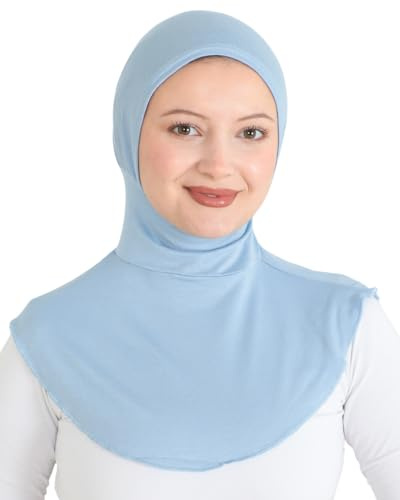 Prien Sport Hijab For Women, Muslim Head Scarf, Flexible Turban Girls, Chic Islamic Wear For Gym, Neck Collar Bonnet Viscose