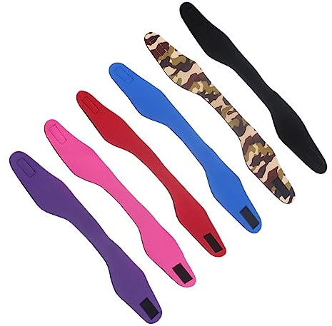 Anneome 6stücke Schwimmstirnband Für Erwachsene Und Neopren-stirnband Zum Sport Und Schwimmen Dusch-schwimmen Stirnband Leicht Dehnbar Haare Fixieren Schweiß Absorbieren