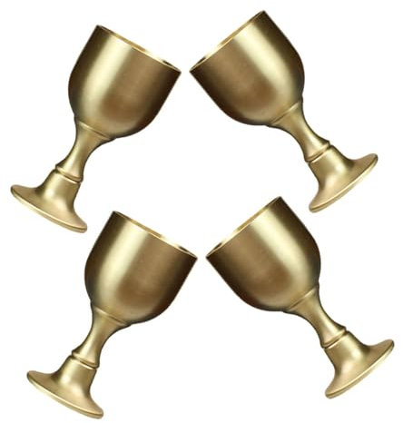 MOTHNUR 4piezas Copas De Cáliz Retro Suministros De Vino Decoración De Agua y Fiestas