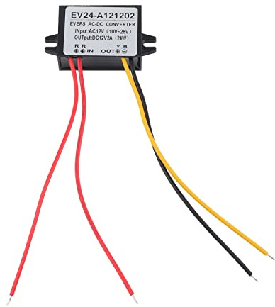 CHICIRIS Convertitore AC-DC 12V AC DC Modulo di Alimentazione 12V Convertitore Regolatore di Tensione con Sovratensione Sovraccarica di Protezione di Corto Circuito per Schermo Auto (2A)