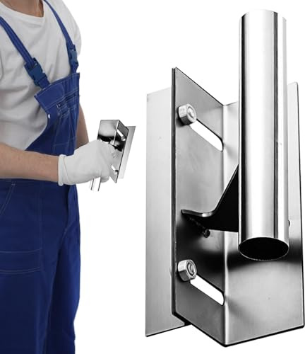 Sghtil Herramientas para trabajos de placas de yeso, espátula de acero inoxidable de alta resistencia | Paletas para formar esquinas, adecuadas para mampostería, renovación del hogar, trabajos de