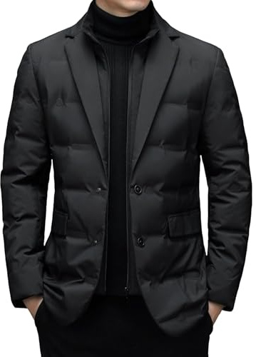 Doudoune homme, veste d'hiver chaude, blazer, doudoune légère, manteau d'hiver