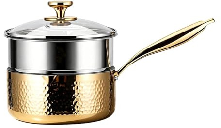 Kastrull Med Lock Non-stick obelagd med lock och pip