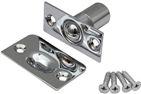 Rollenschnäpper Möbelschnäpper Kugelschnäpper Schnäpper Federschnäpper Fenster Farbe chrom