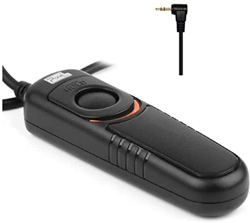 Pixel Cable Disparador Remoto RC201-E3 Cámara Mando a Distancia para Canon R6, RP, 850D, 90D, 750D, 2000D, 1200D, para Fuji XT3, XT4, XT30, GFX100, GFX50SII, para Olympus Om-1, EM1X, EM1-2, EM1-3