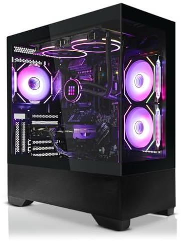 SYSTEMTREFF High-End Gaming PC AMD Ryzen 7 9800X3D 8x5.2GHz | Nvidia RTX 5070 TI 16GB DX12 | 1TB M.2 NVMe | 32GB DDR5 RAM | Windows 11 | Desktop Computer Rechner für Gamer, Zocker & Streamer