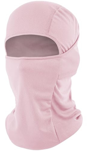 Fuinloth Balaclava Motor Vindtät UV Kylning Unisex Ljusrosa