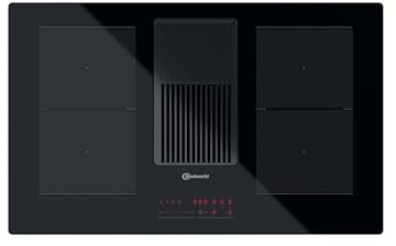 Bauknecht Plaque de cuisson avec hotte aspirante intégrée BVH 92 2B à induction, ventilateur creux