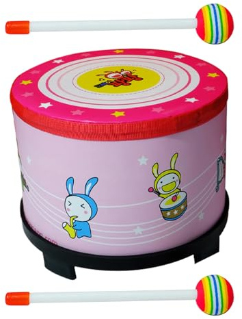 Tambour à Main pour - Jouet de Rythme préscolaire - Instrument éducatif Musical - Batterie de Performance Durable - Performances de scène de Maternelle - Activités de Classe - Apprentissage de