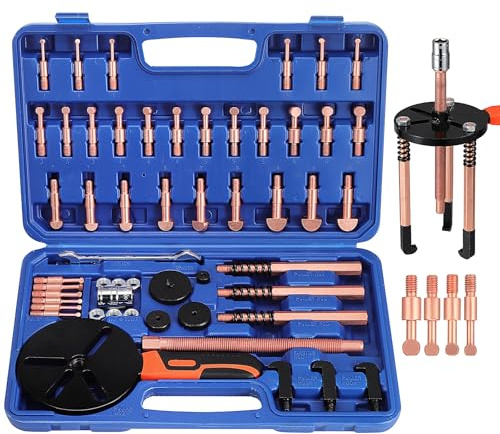 Gueenky 55 in 1 Set di Estrattori per Cuscinetti Interni, 3 Ganasce Separatore per Cuscinetti Interni Kit Estrattore per Cuscinetti Interni Estrattore per Smontaggio Cuscinetti