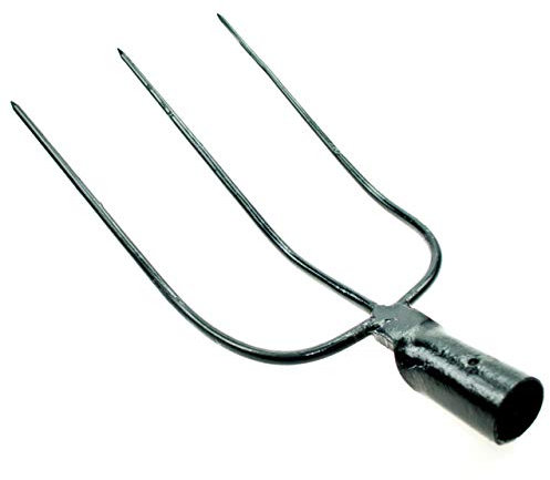 POKM Toolsmarket GmbH Dunggabel Mistgabel Mistforke Heugabel, Streugabel 3 Zinken ohne Stiel WI3N