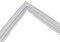 sparefixd for Candy Fridge Freezer Bottom Door Seal White Rubber Gasket