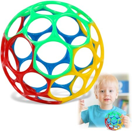 GUOYOU Balles Sensorielles pour Bébé - Balle à Main Tactile pour Bébé Facile à Saisir - Améliore l'expérience Visuelle