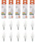 Maxled, Light is Led! 10er E14 LED Kerze Lampe, 4000K Neutralweiß, C37 Energiesparlampe, 5W GlühbirneErsetzt 40W Halogenlampe 470 Lumen LED Brine 200° Leuchtmittel Nicht Dimmbar AC 220-240V