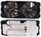 SELVFZ 1 ventilateur VGA 85 mm pour 2060 2070 SUPER Will 1660 1660Ti carte graphique ventilateur de refroidissement 4 broches 12 V Refroidisseur VGA