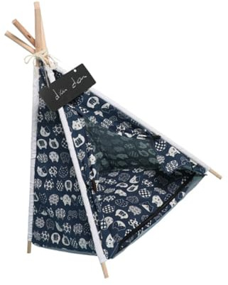DOITOOL Tente pour Animaux de Compagnie Lit Chien et Chat Confortable et Lavable Cabane Intérieure avec Structure Solide Espace Sécurisé pour Sommeil et Jeu