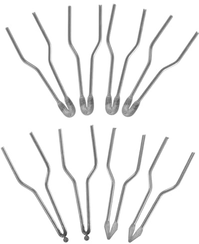 BESTYASH 8 Puntas de Pirograbado de Alambre de Alta Impedancia para Quemador de Madera, Juego de 8 Piezas (4x18, 2x19, 2x23) Compatibles para Herramientas de Tallado y Quemado Madera