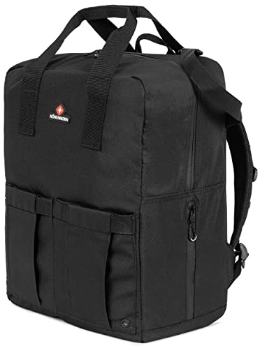 Höhenhorn Parkpack skötväska ryggsäck vattentät multifack skötmatta, svart