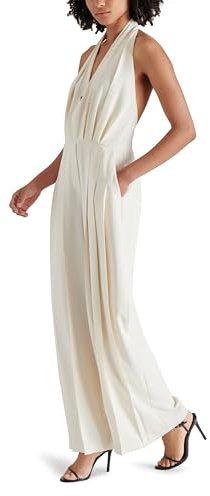 Steve Madden Apparel Damen Apolline Jumpsuit Overall, Elfenbein, Small