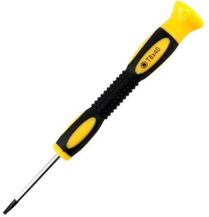T8 T8H Torx Screwdriver for PS5 Repair, Precision with Magnetic Tip for Xbox One, Xbox 360 Controller, PS3, PS4, Wireless Controller, MacBook, S2 Steel