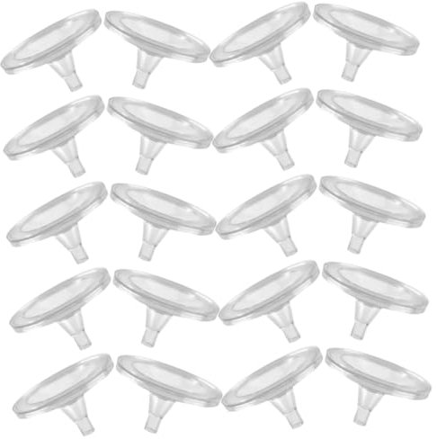 NULYLU Soportes para Bolas De Cristal y Base De Bola De Cristal De Plástico para Decoración De Peceras y Fuentes, 20 Piezas De 4 Cm, Soporte Esférico Resistente y Ligero para Exhibición Decorativa