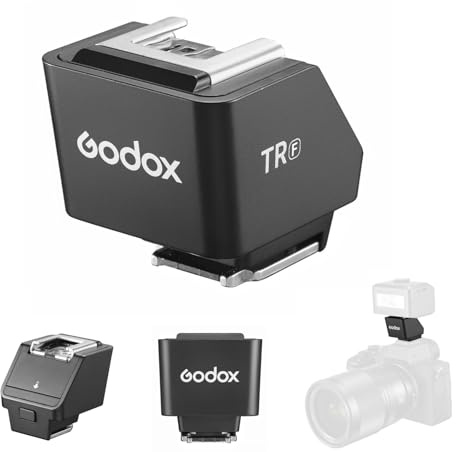 Godox TR-F TTL - Adaptador de zapata de flash con ajuste de ángulo de 0 a 90 °, 30 mm de altura, compatible con Fuji iT20F, iT22F, iT30proF