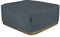 Hentex Cover Rechteckige Allwetter Garten Whirlpool Abdeckung, Schutz vor Wind UV schützende (Grau (200W*200D*85H cm)